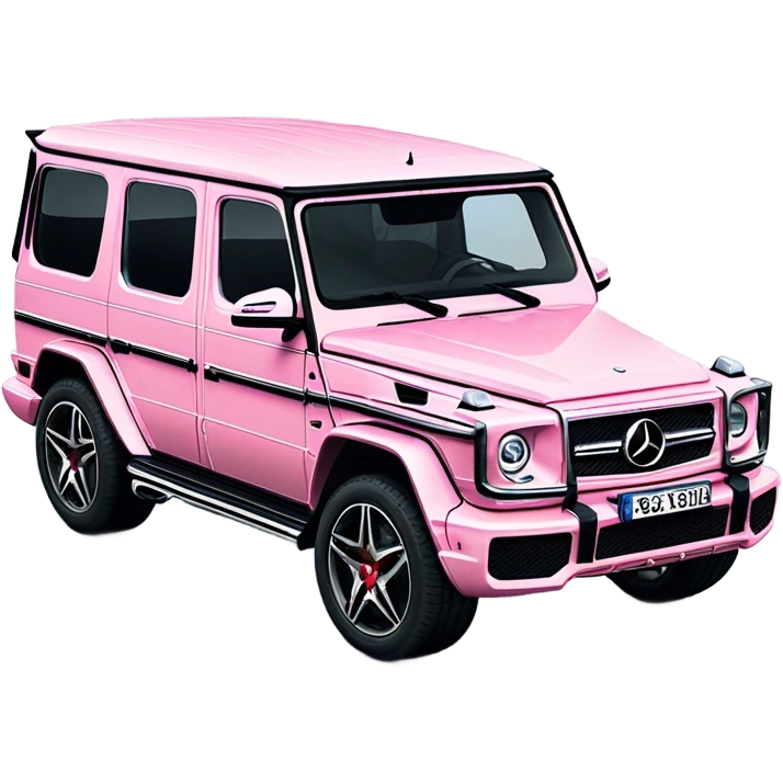entire Mercedes-Benz G63 AMG elegance light pink emoji