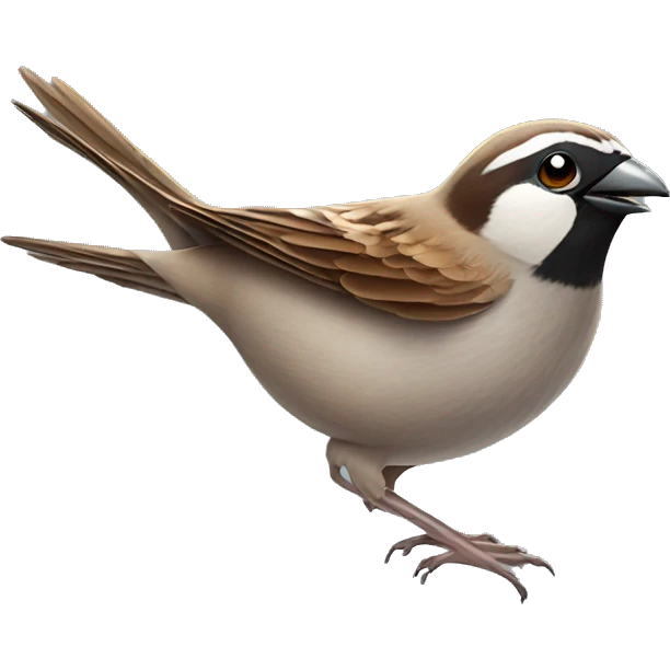 Dancing sparrow emoji