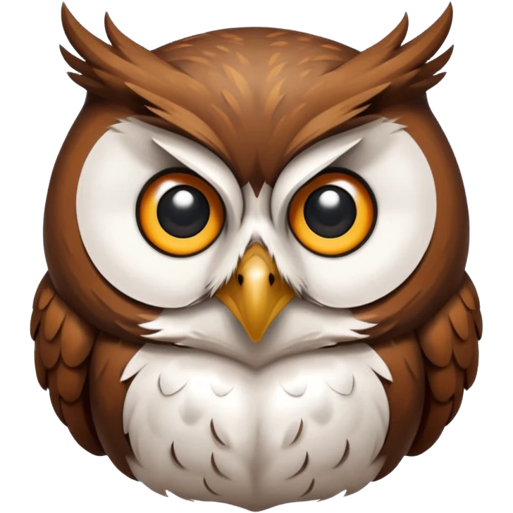 Desperate owl emoji