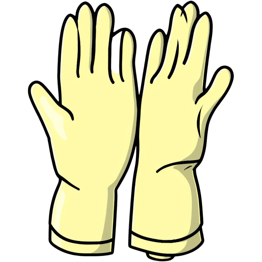 medical latex glove emoji