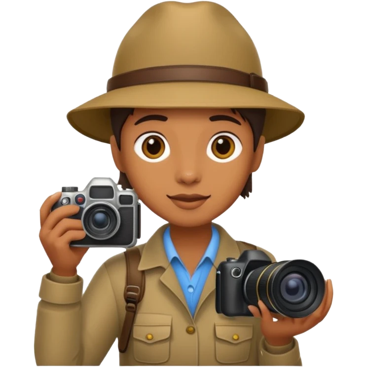 
wild life photographer emoji