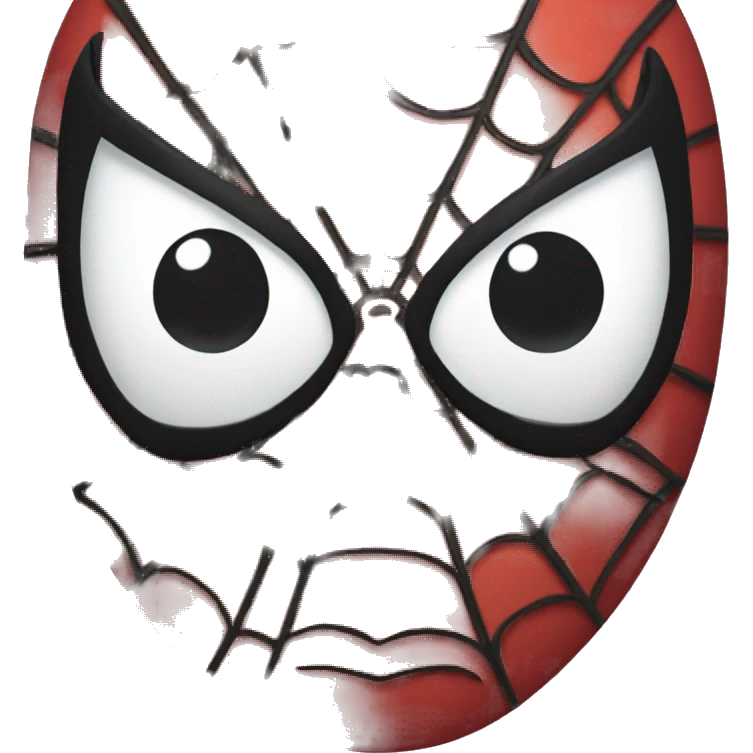 spiderman face emoji