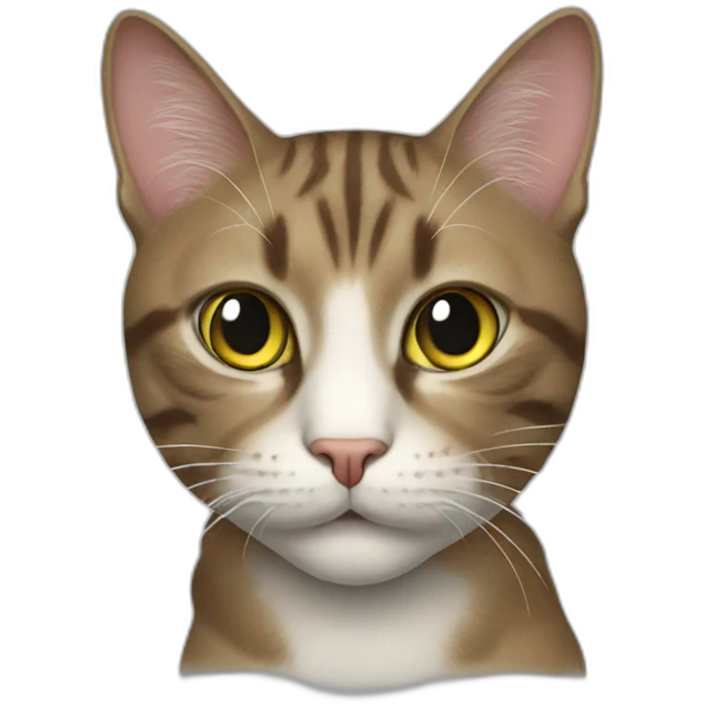 Cat apple emoji
