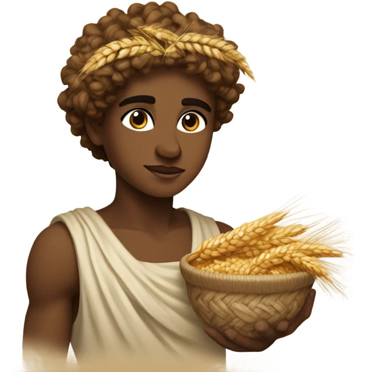 Demetra(greek goddess) as a boy emoji