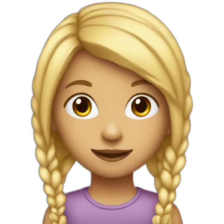 Young girl emoji