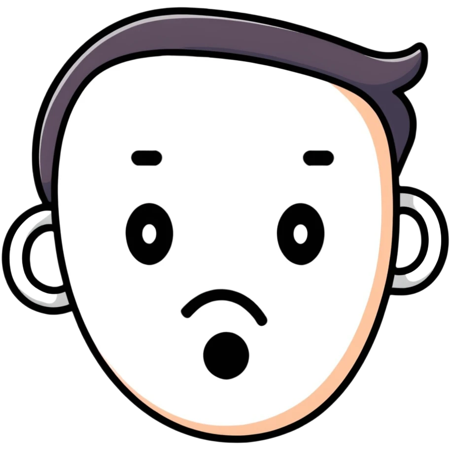 confused facial expression with question marks emoji