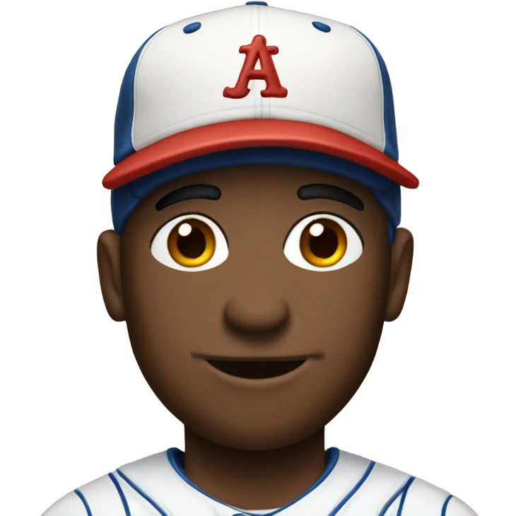 Mike with baseball hat emoji