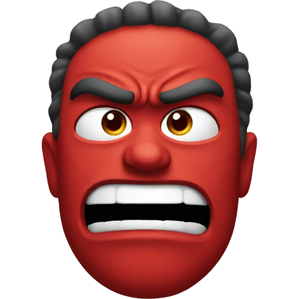 red emoji who’s super angry emoji