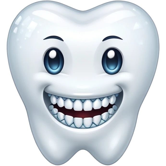 Teeth made out of diamonds emoji