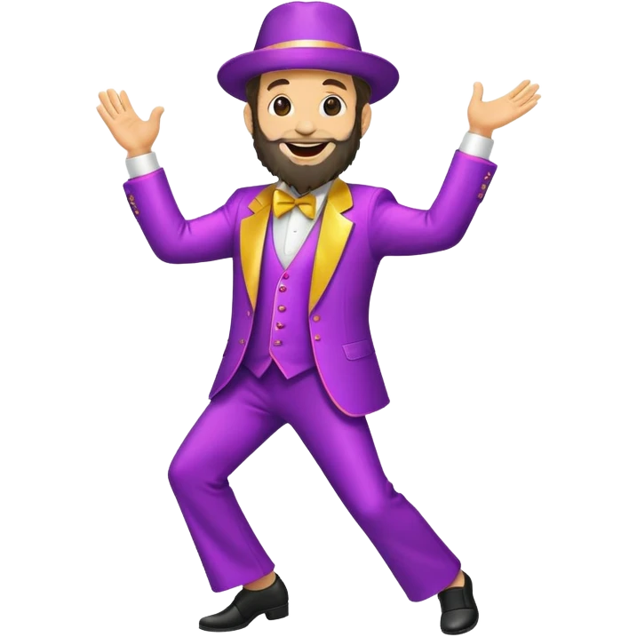Rabbi at a disco  emoji