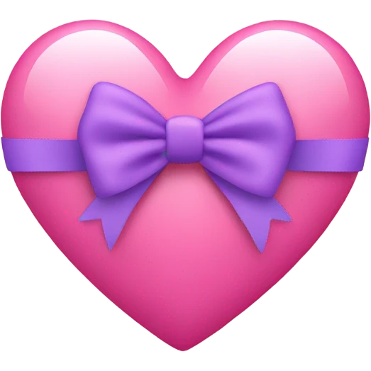 Heart with bow  emoji