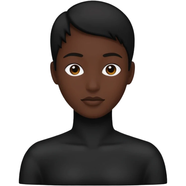 silueta negra persona emoji