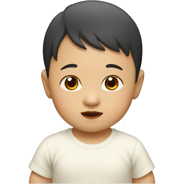An  Asian  baby emoji