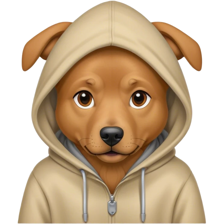german dog with hoody emoji