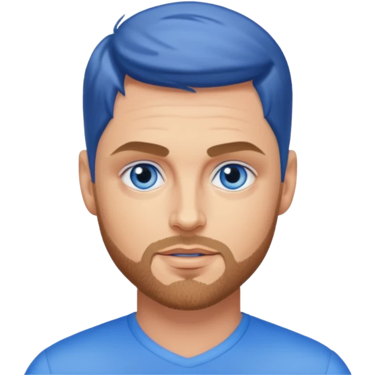 Keith Duffy with blue eyes emoji
