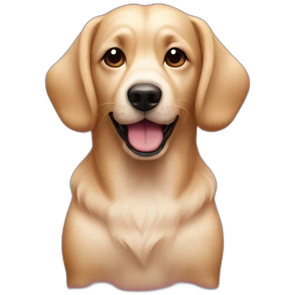 Dog in rasberries emoji
