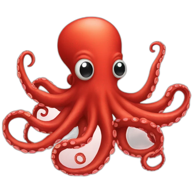 red octopus emoji