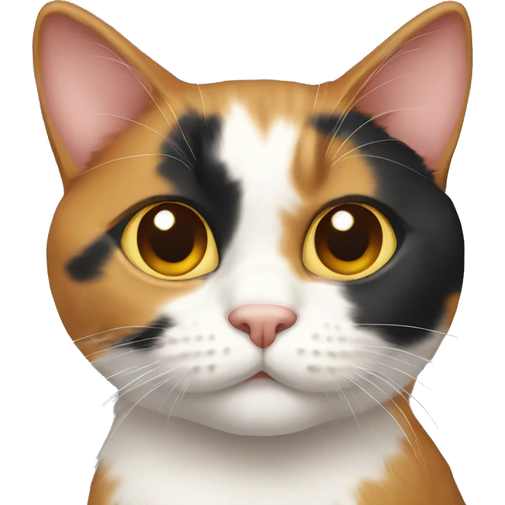 Calico cat emoji