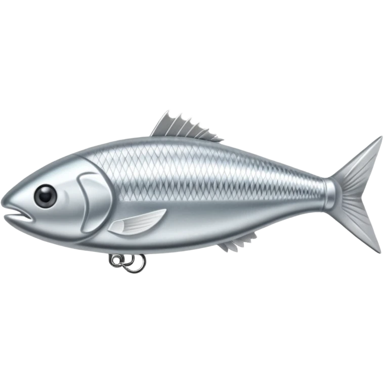 silver fishing lure emoji