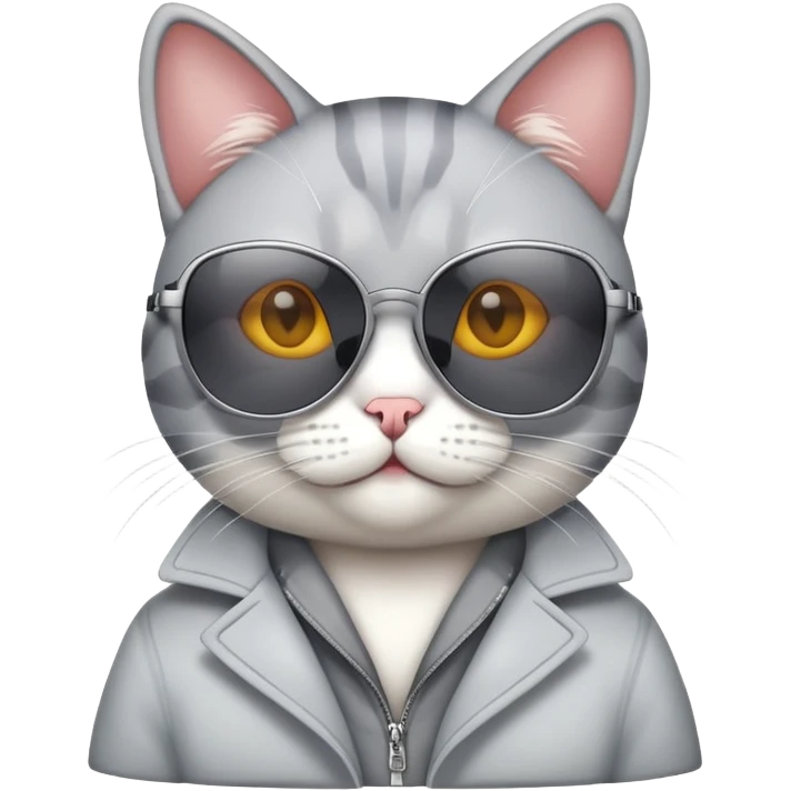 Cat wearing sunglasses emoji