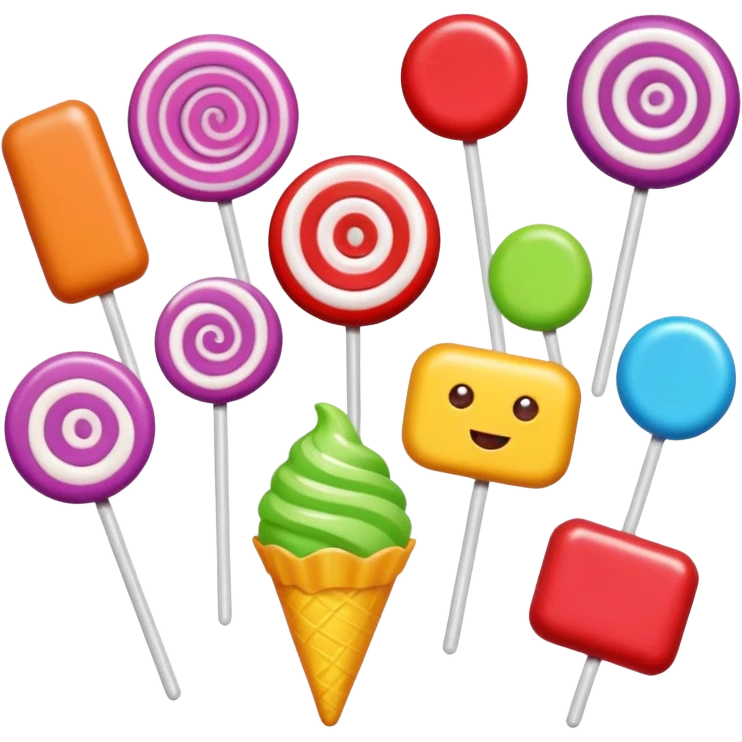 personified candy sweet treats emoji