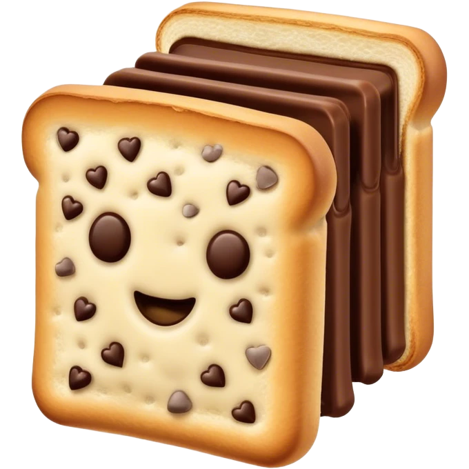toaster pastry chocolate chip emoji