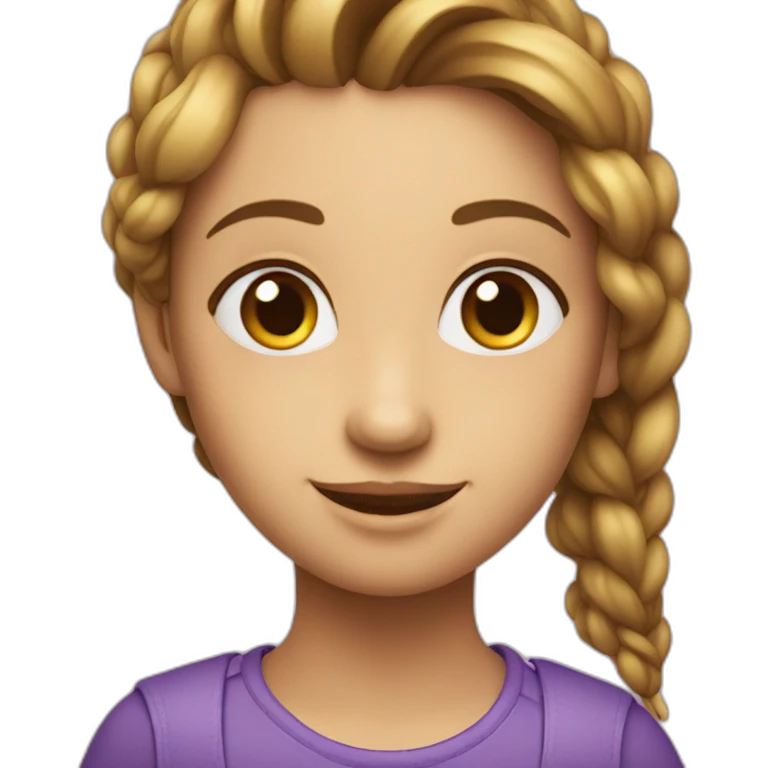 Anniversaire violette emoji