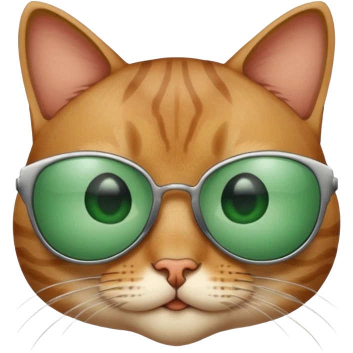 Cat wearing sunglasses emoji