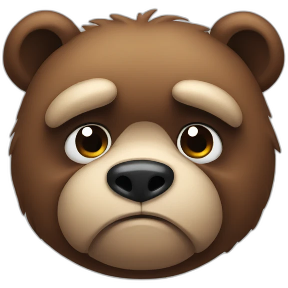 grumpy bear emoji