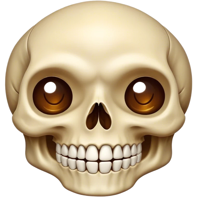 Skull smilin emoji