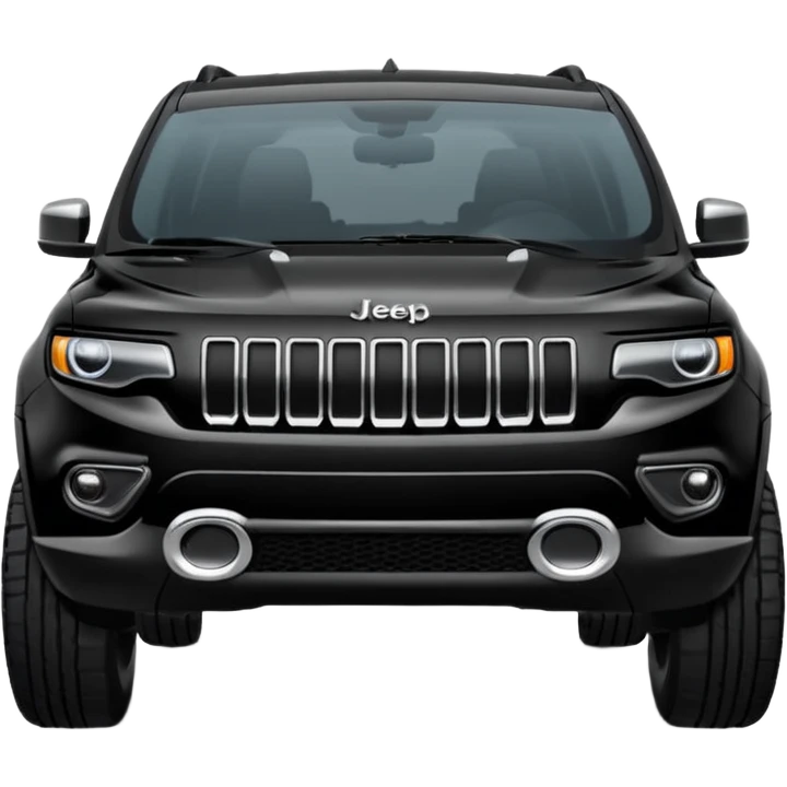 2023 Jeep black color Jeep emoji suv emoji