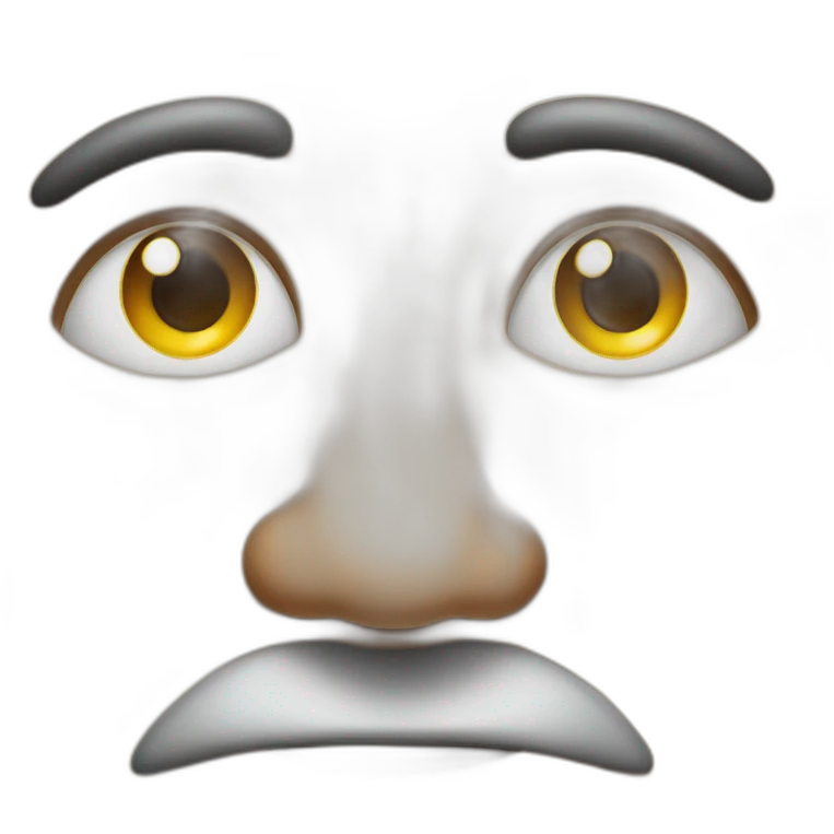 big nose emoji