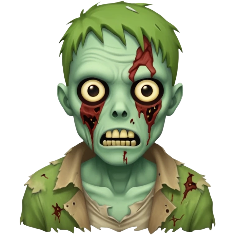 Create an emoji of  a scary Zombie emoji