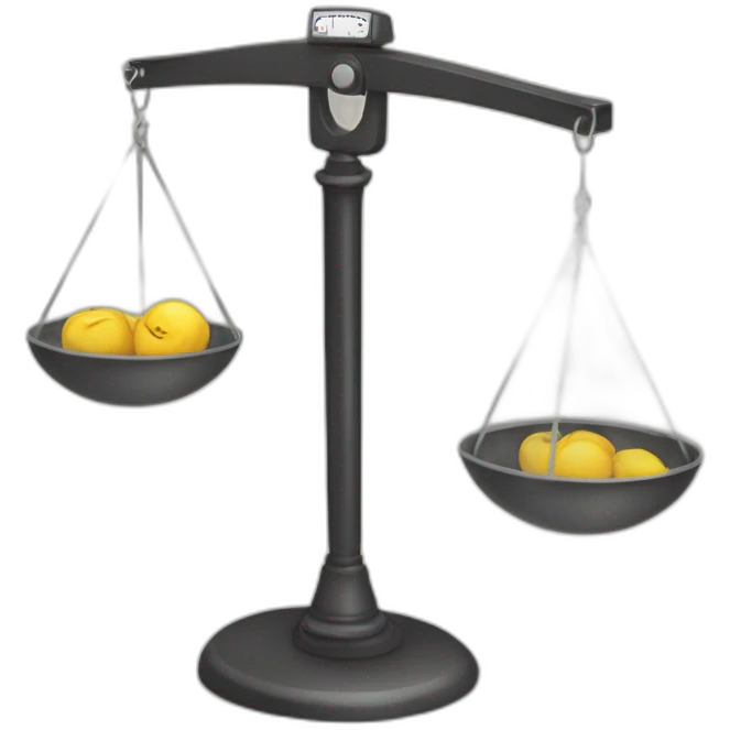 weighing scales emoji