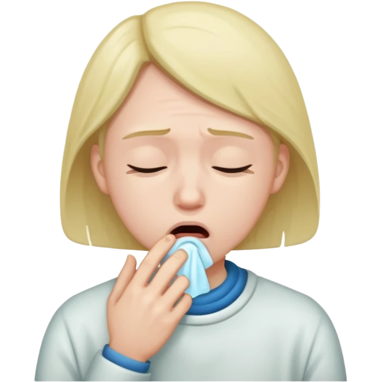 bad health sick cold cough emoji