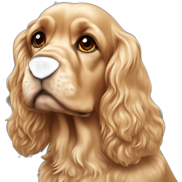 cocker spaniel christmas emoji