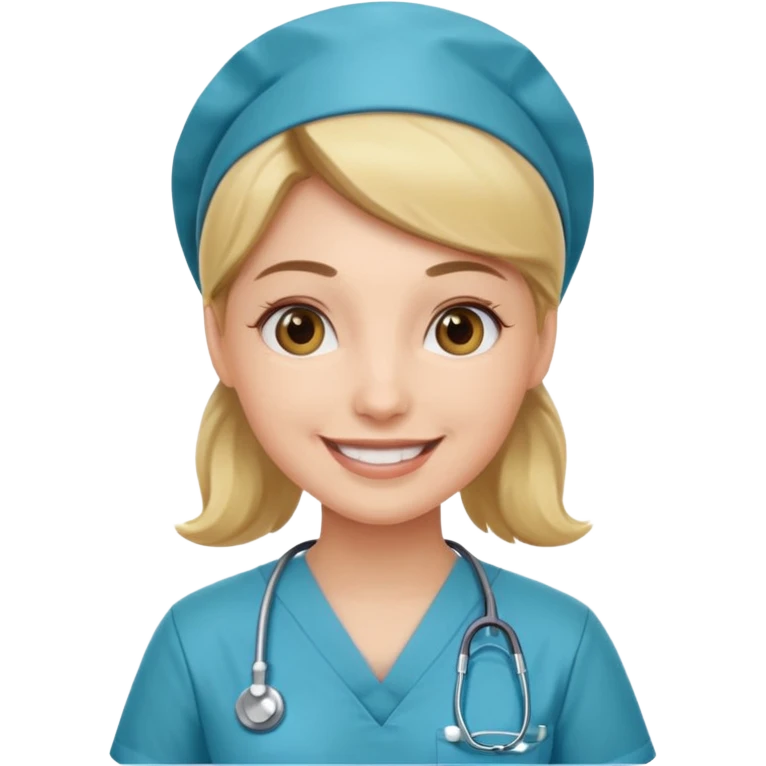 nurse with Scrubs emoji