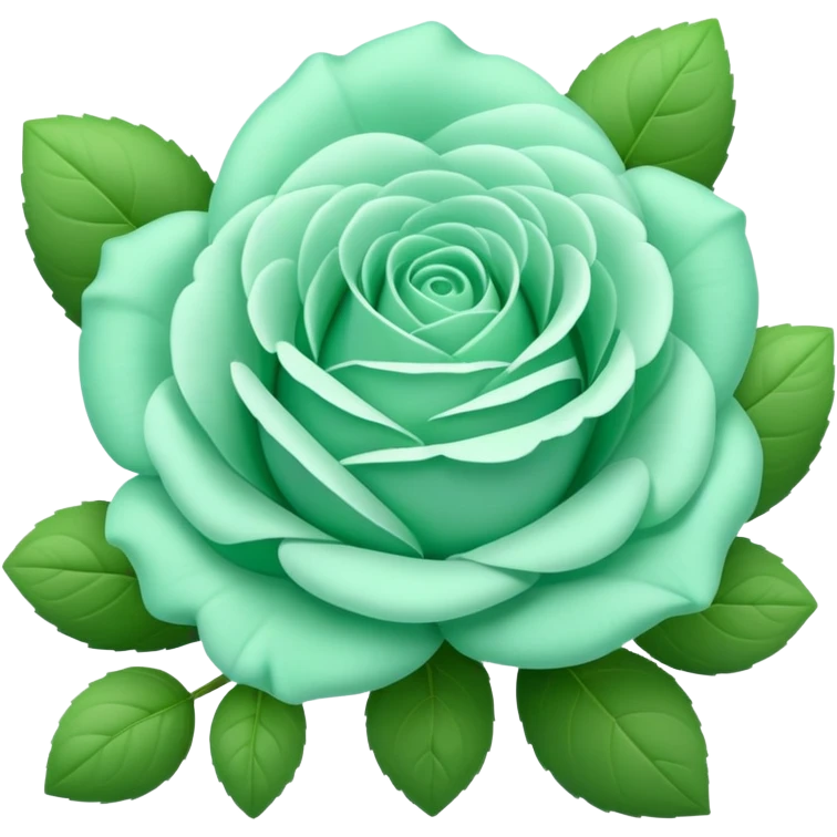 Mint roses  emoji
