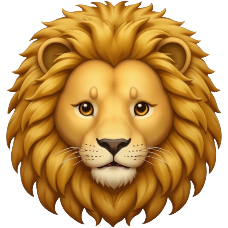 “lion face mane emoji