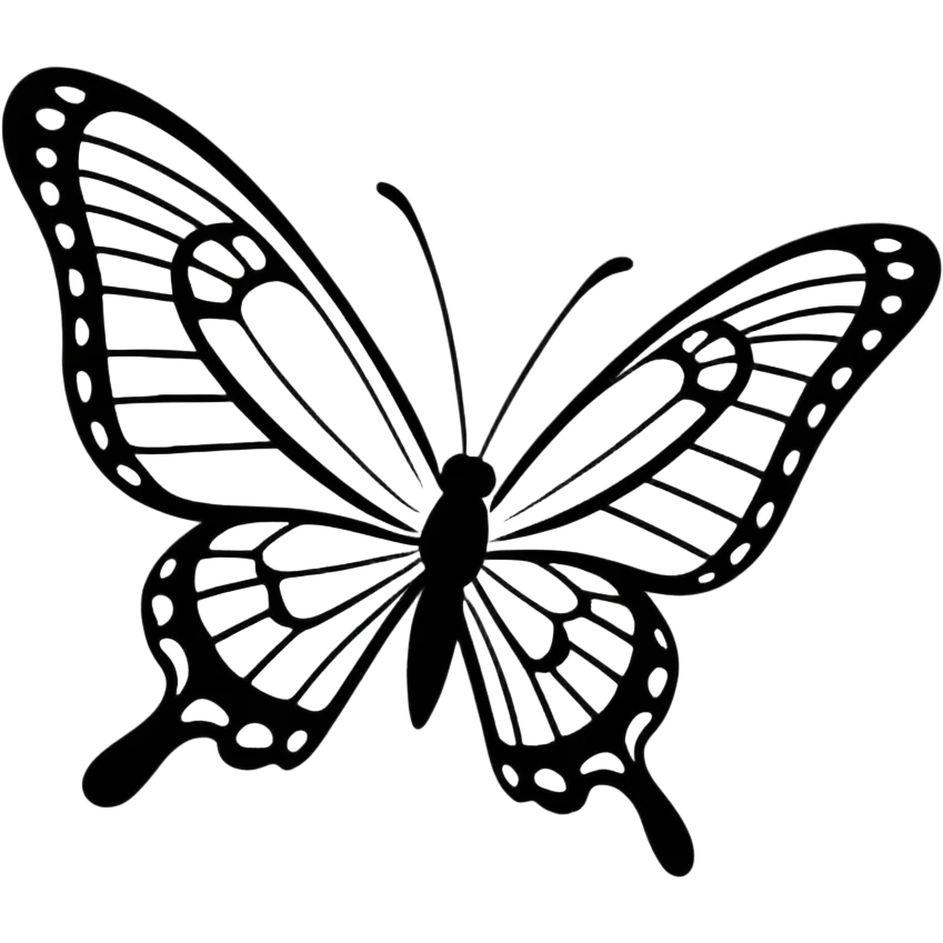 Flying butterfly  emoji