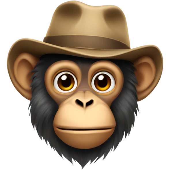 Monkey In a hat emoji