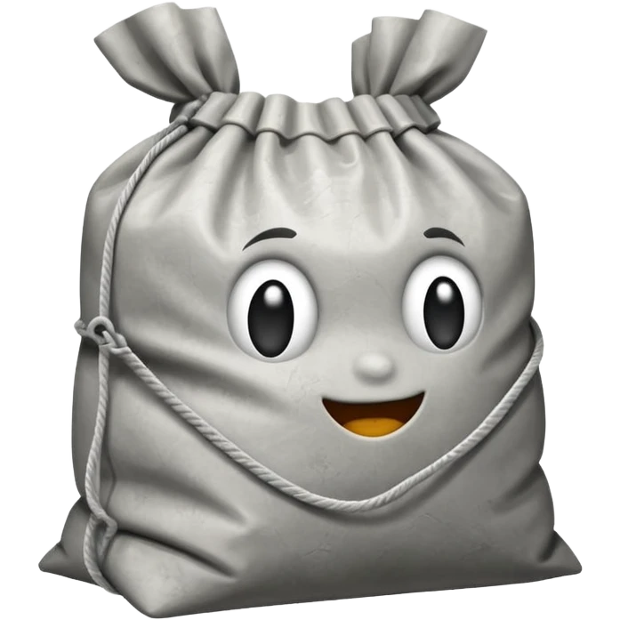cement square sack  emoji