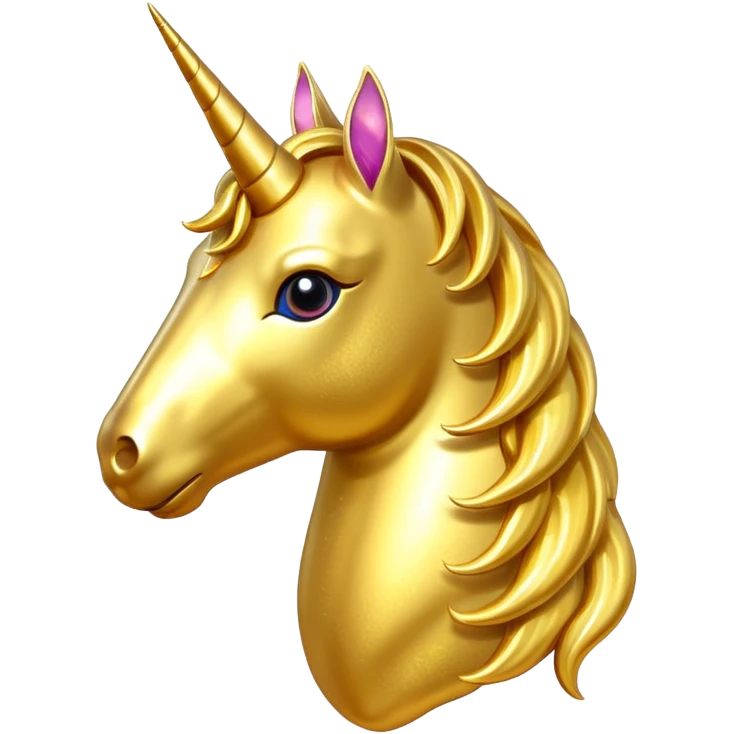 Сделай единорога из денег emoji