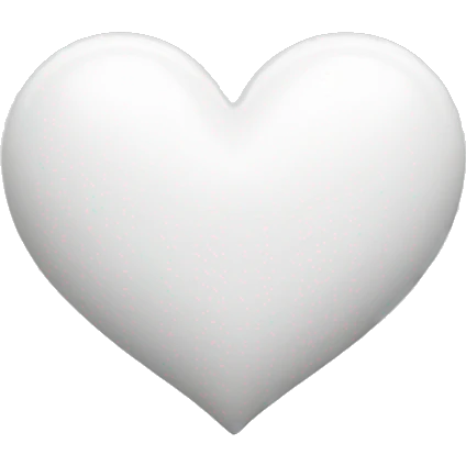 white heart  emoji