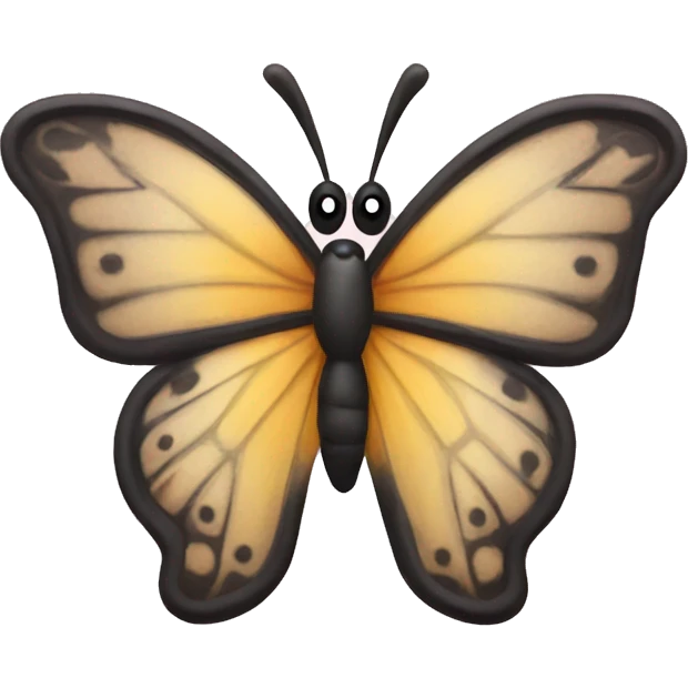 Butterfly noodle emoji