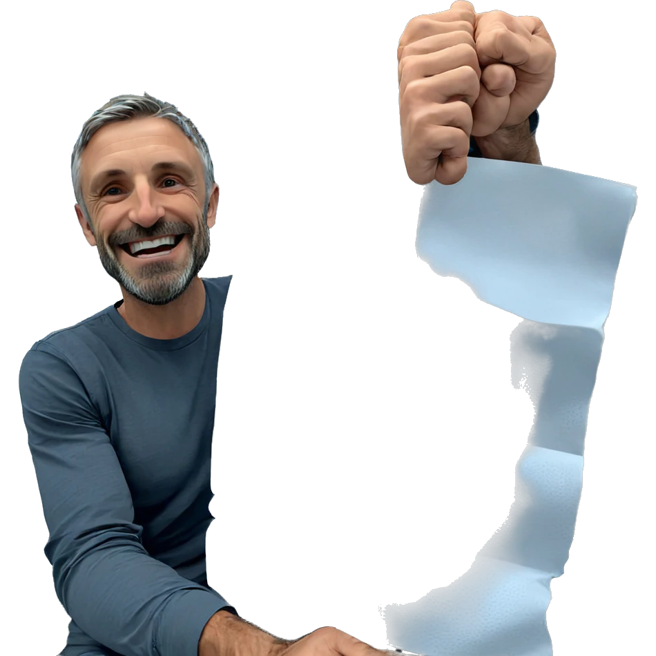 smiling man with beard shirt emoji