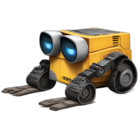 Wall-E sleeping emoji