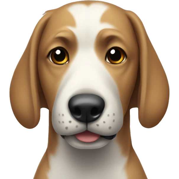 perro con un hueso en la boca emoji