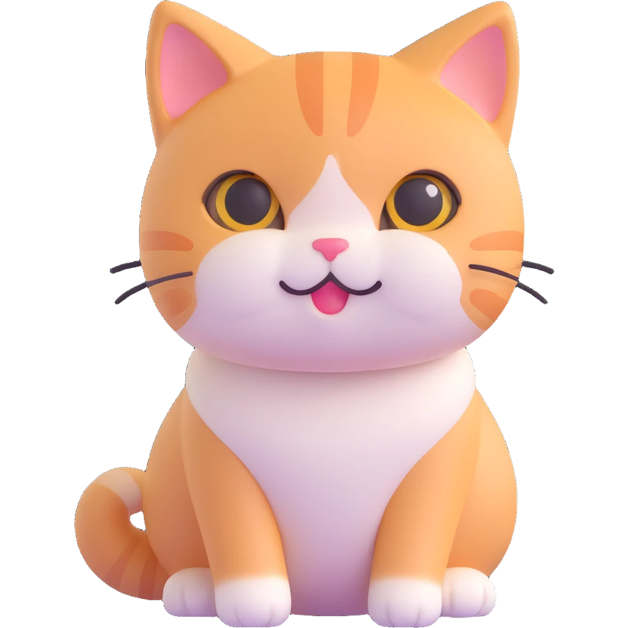 cute dreamy cat emoji