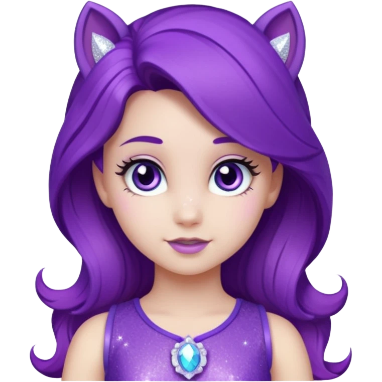 1 girl my little pony rarity emoji